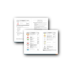 ADR Instructions in Writing – Czech, A4, Laminated (10pcs)