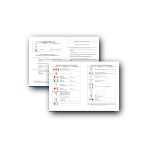 ADR Instructions in Writing – Danish, A4, Laminated (10pcs)