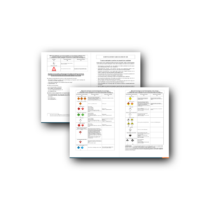 ADR Instructions in Writing – Dutch (Belgium), A4, Laminated (10pcs)
