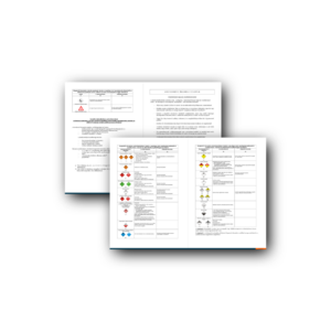 ADR Instructions in Writing – Hungarian, A4, Laminated (10pcs)