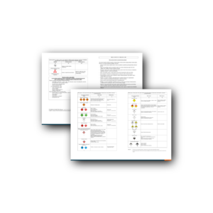 ADR Instructions in Writing – Montenegrin, A4, Laminated (10pcs)