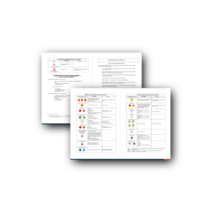 ADR Instructions in Writing – Turkish, A4, Laminated (10pcs)