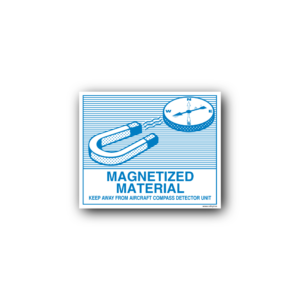 Magnetized Material Label - Self-Adhesive, PVC, 110x90mm (100pcs)